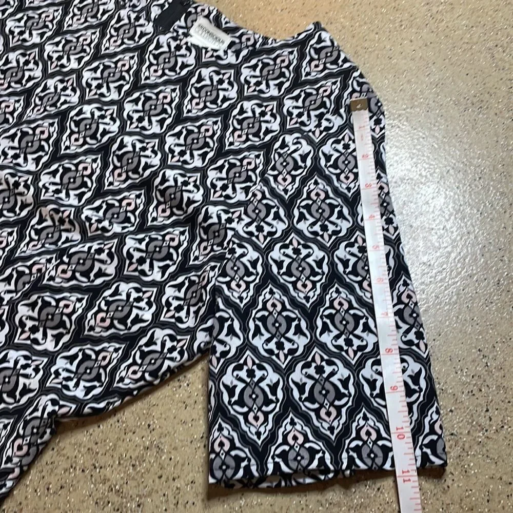 NEW Graphic Printed Fit & Flare Dress sz 10 - Picture 10 of 16